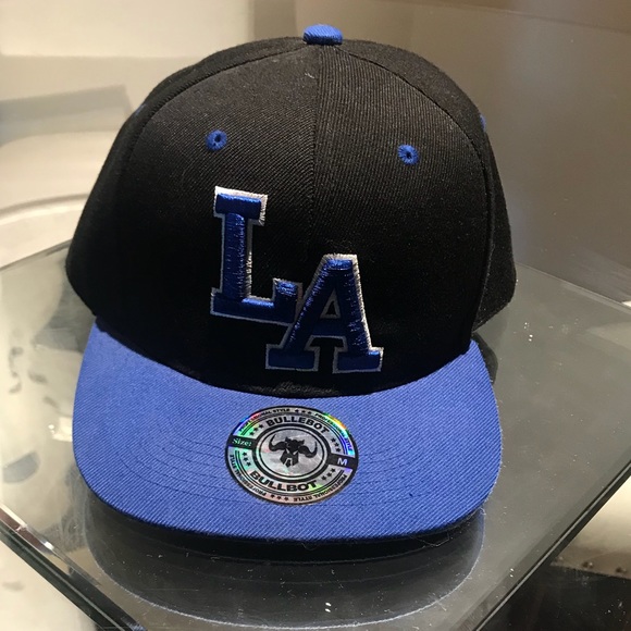 blue la snapback hat